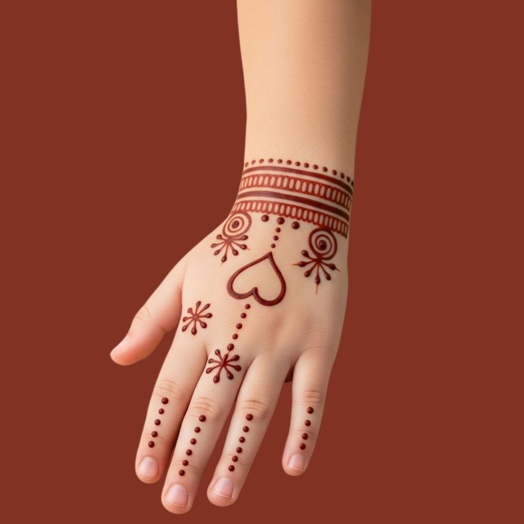 Minimal Mehndi Design Hand