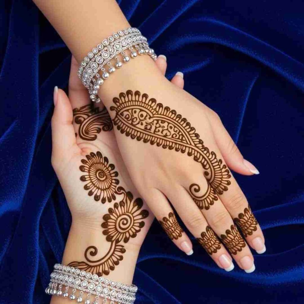 Minimal Mehndi Design 