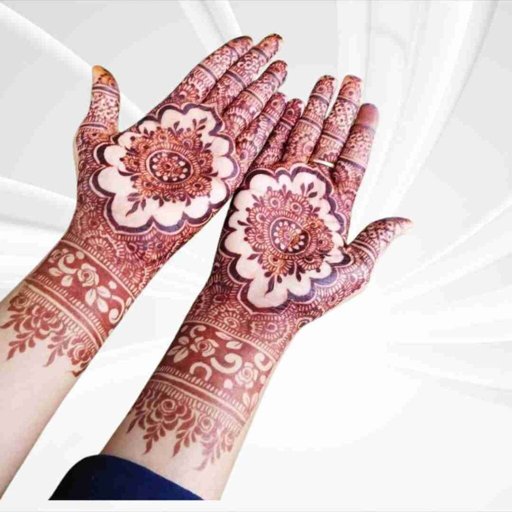 Tikki Mehndi Design Back Hand