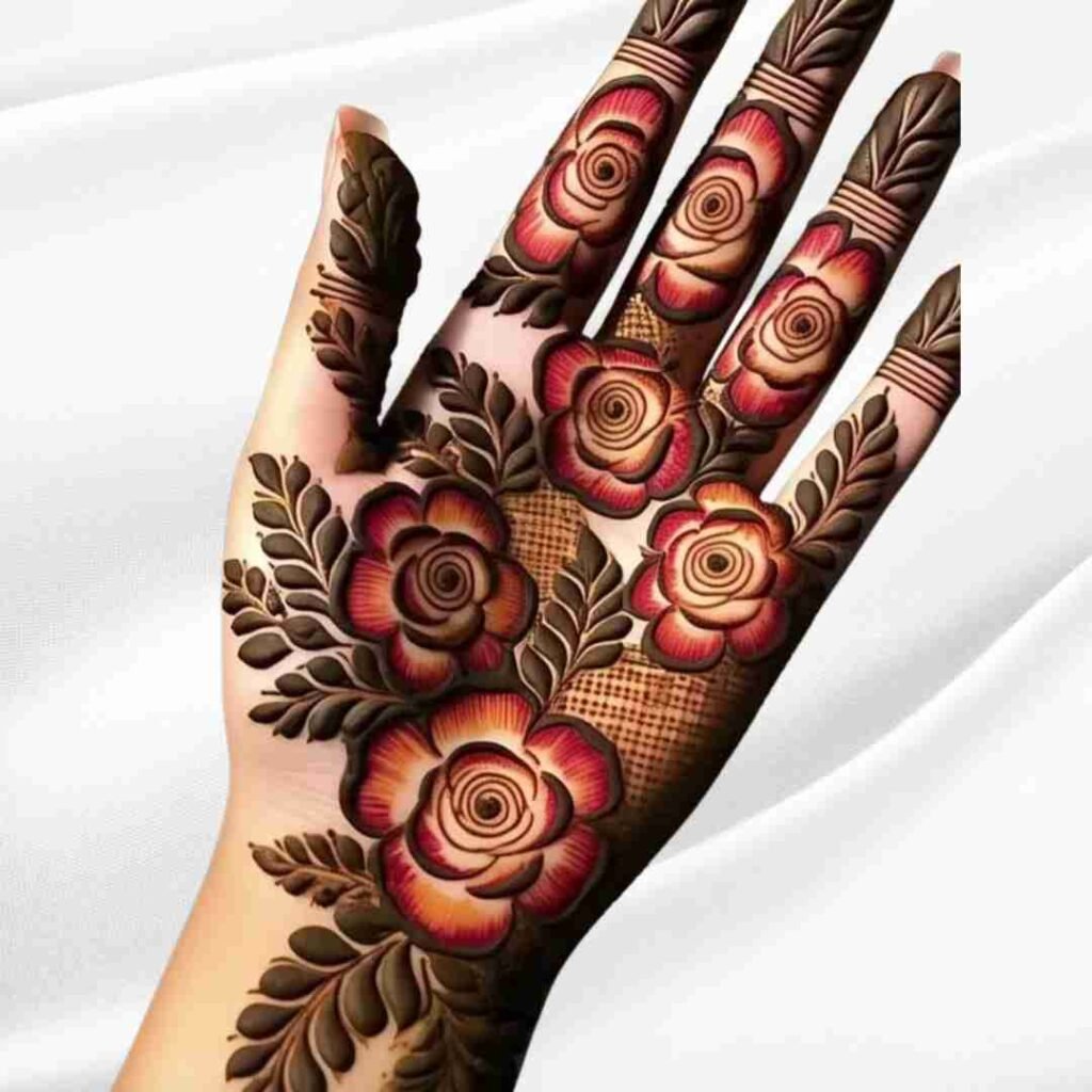Simple Palm Mehndi Design