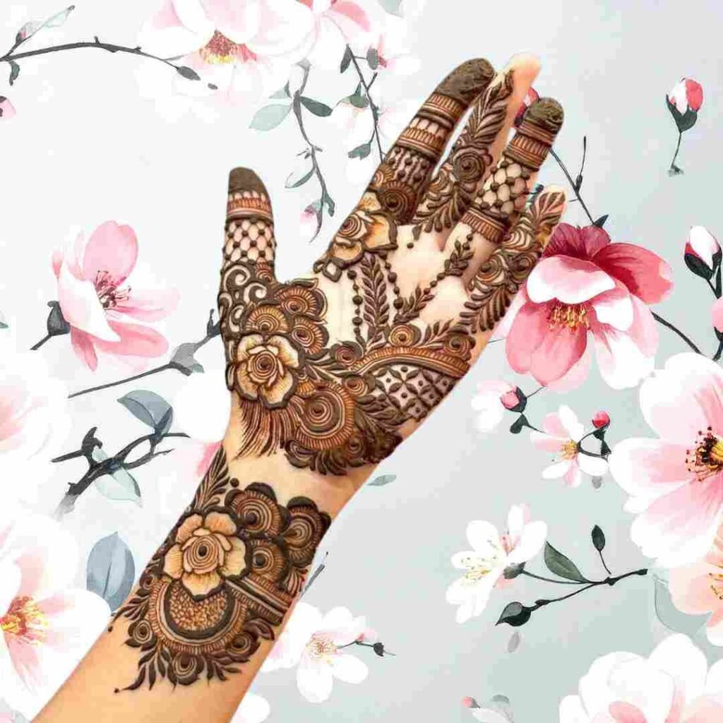Simple Palm Mehndi Design