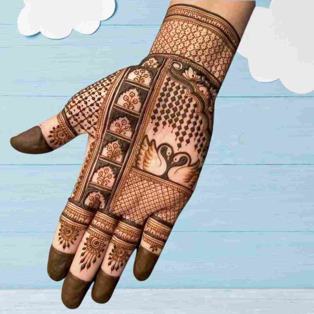 Simple Palm Mehndi Design