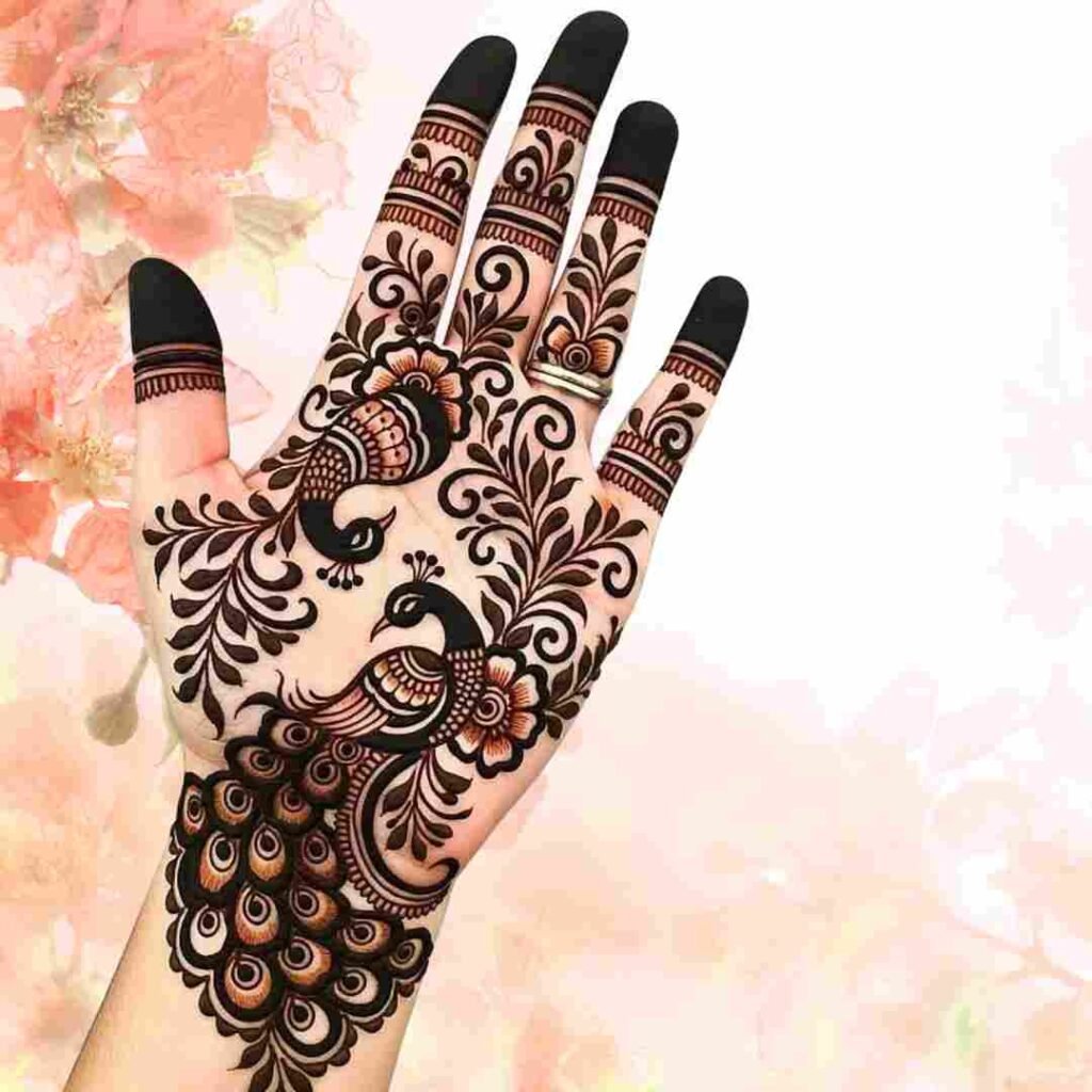 Simple Palm Mehndi Design