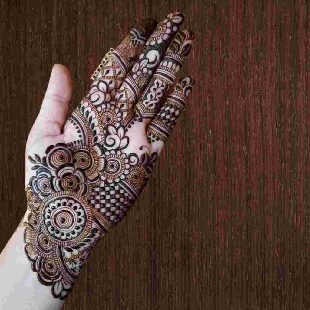Palm Mehndi Design 