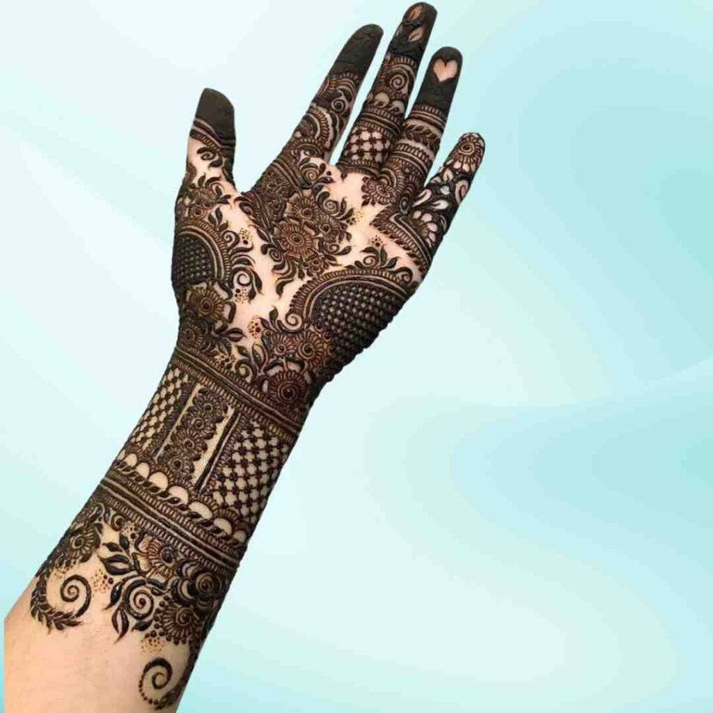 Palm Mehndi Design 