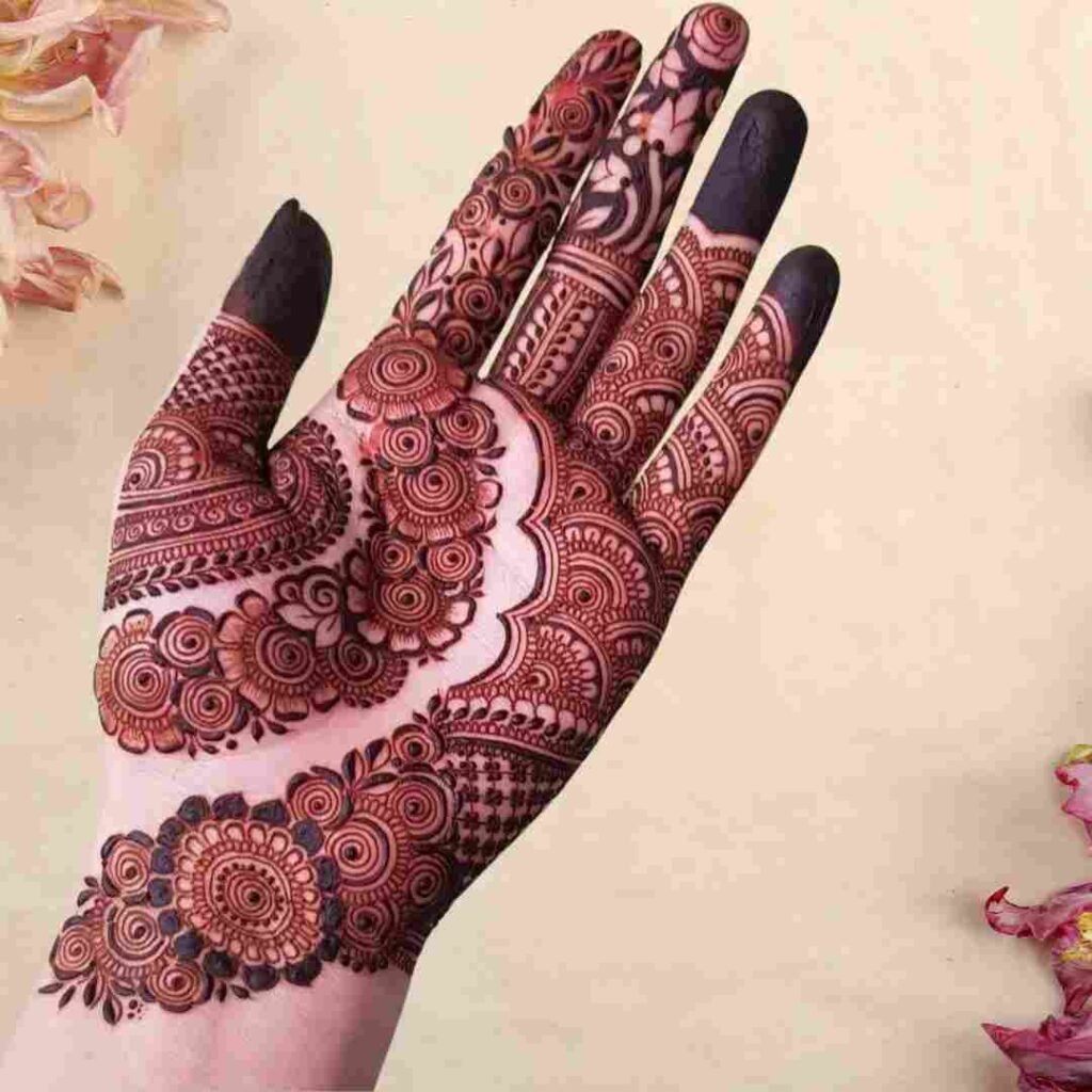 Palm Mehndi Design 