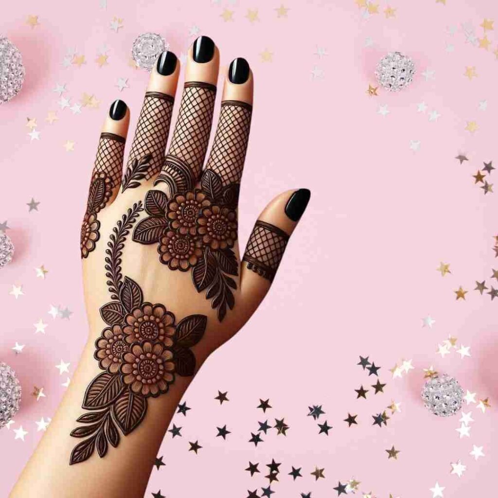 Simple Rabeeca Khan Mehndi Design