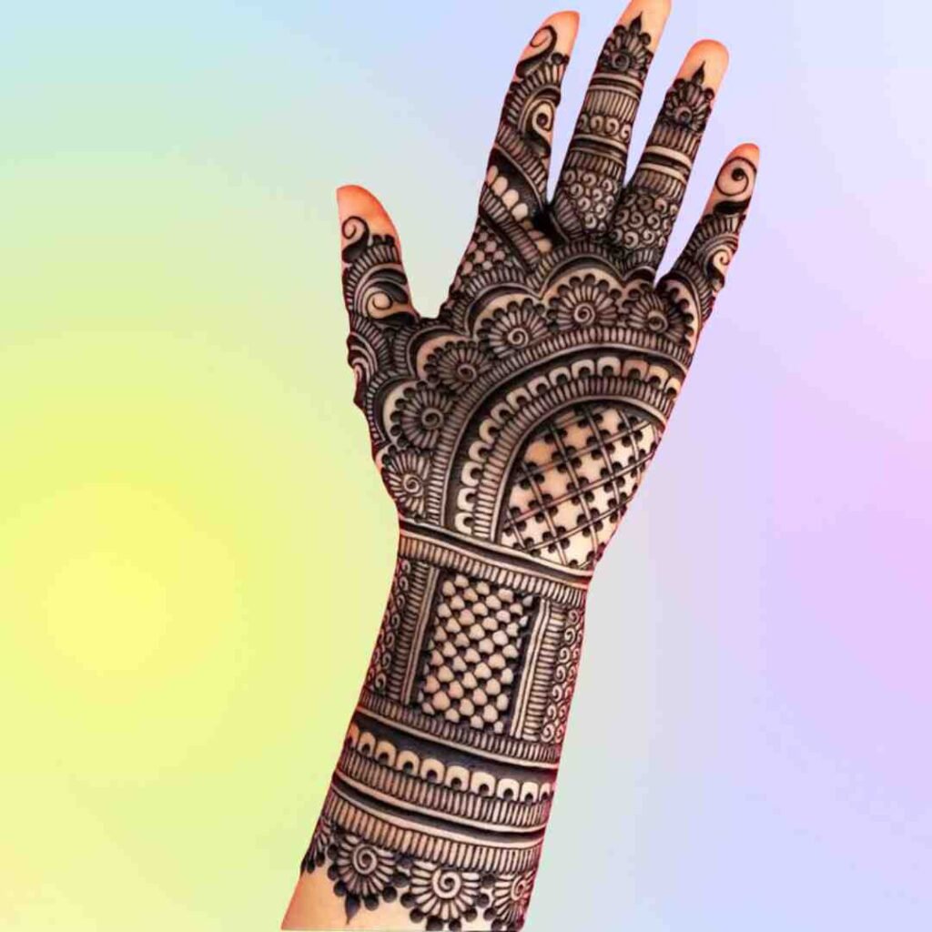 Simple Rabeeca Khan Mehndi Design