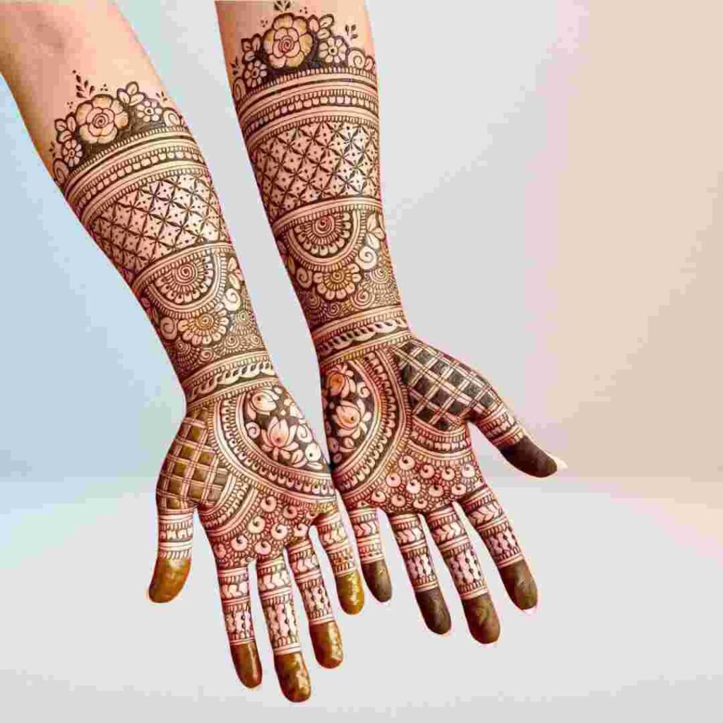 Simple Rabeeca Khan Mehndi Design