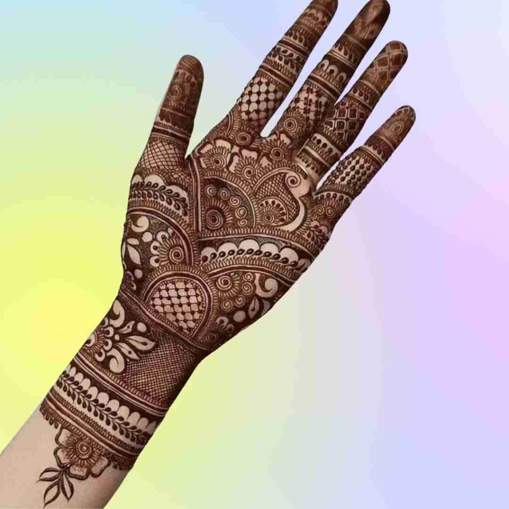 Easy Rabeeca Khan Mehndi Design