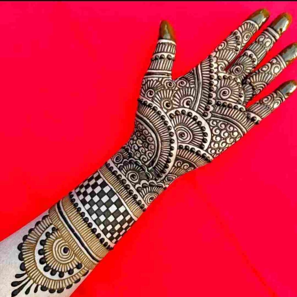 Easy Rabeeca Khan Mehndi Design