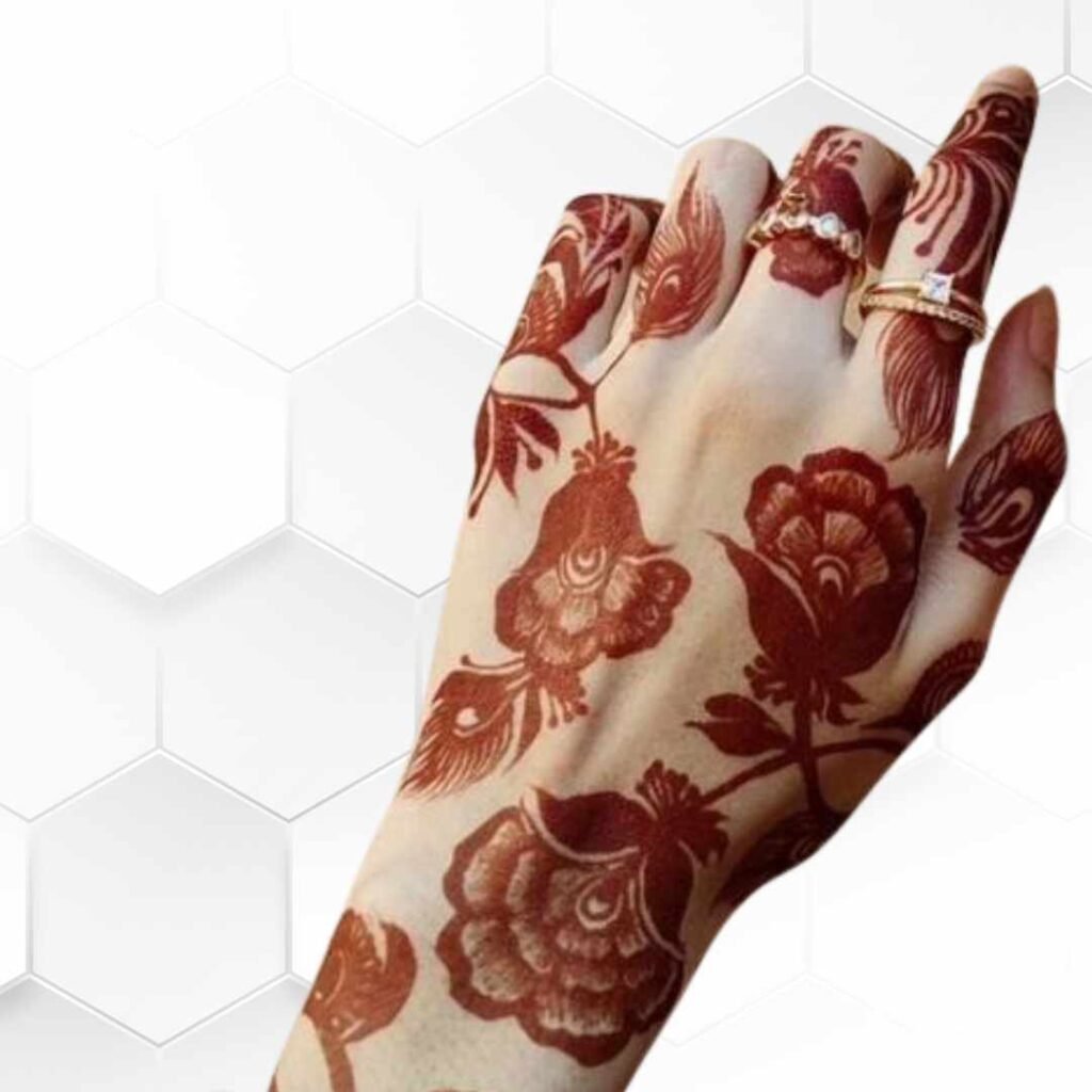 Rose Mehndi Design