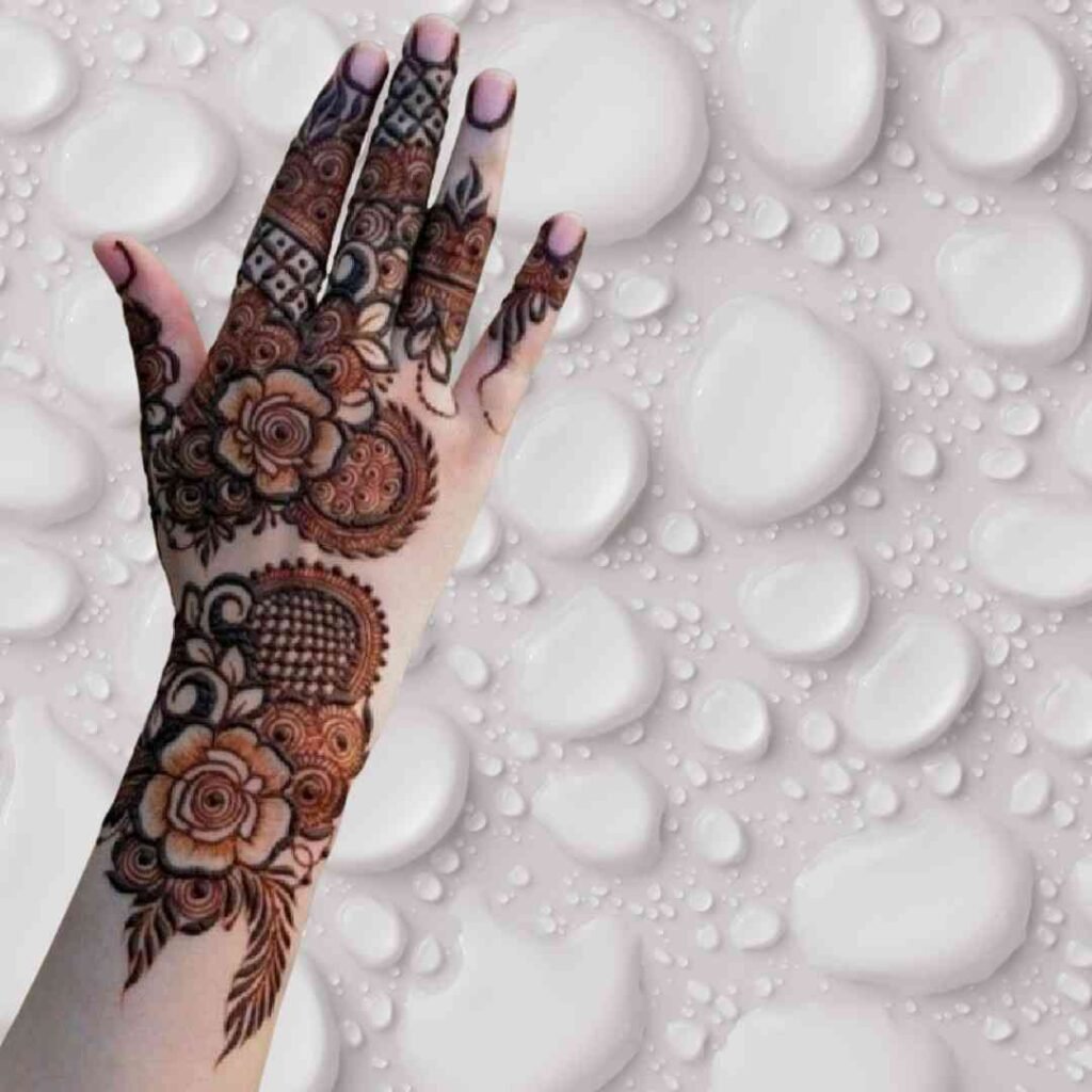 Roes Mehndi Design Back Hand