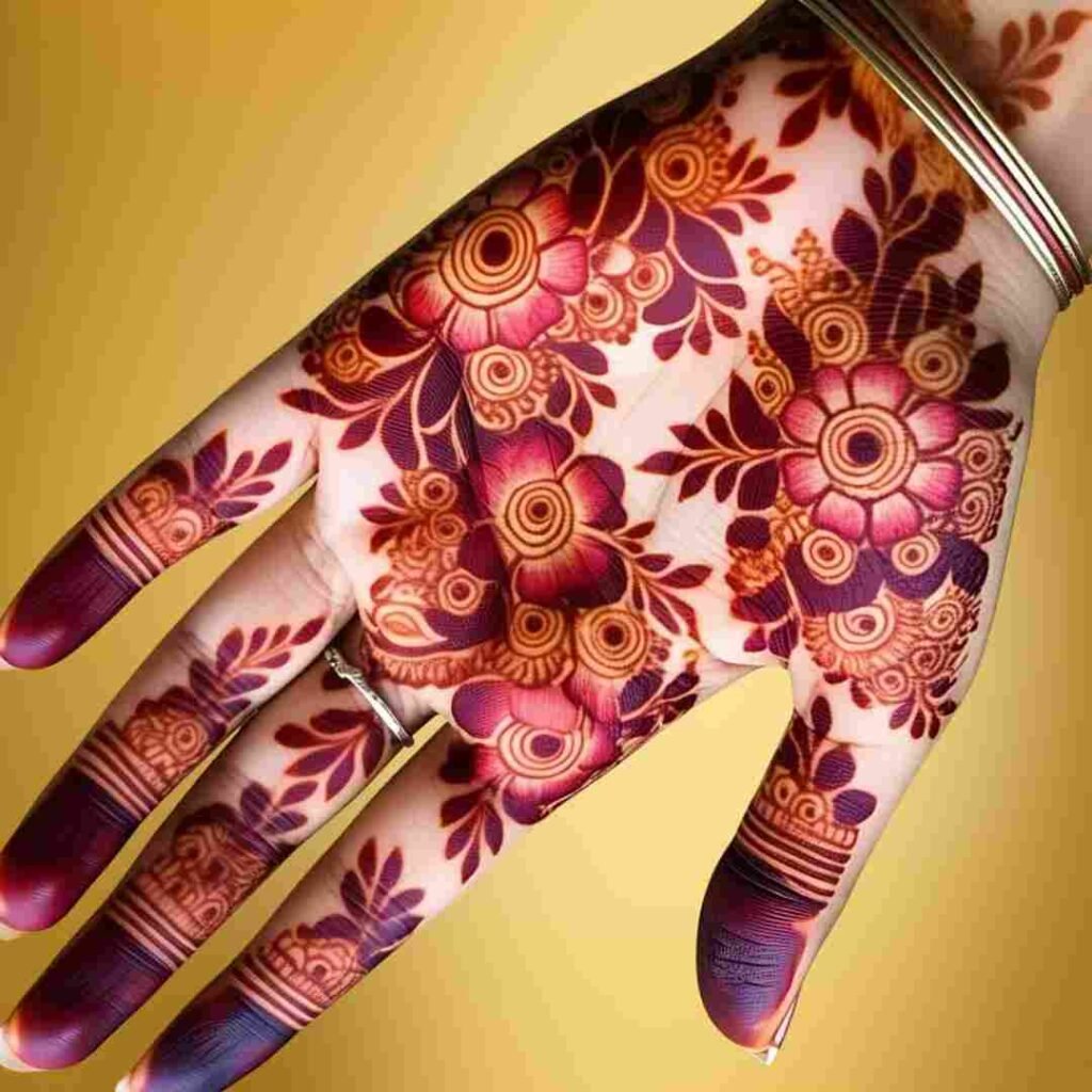 Roes Mehndi Design Back Hand
