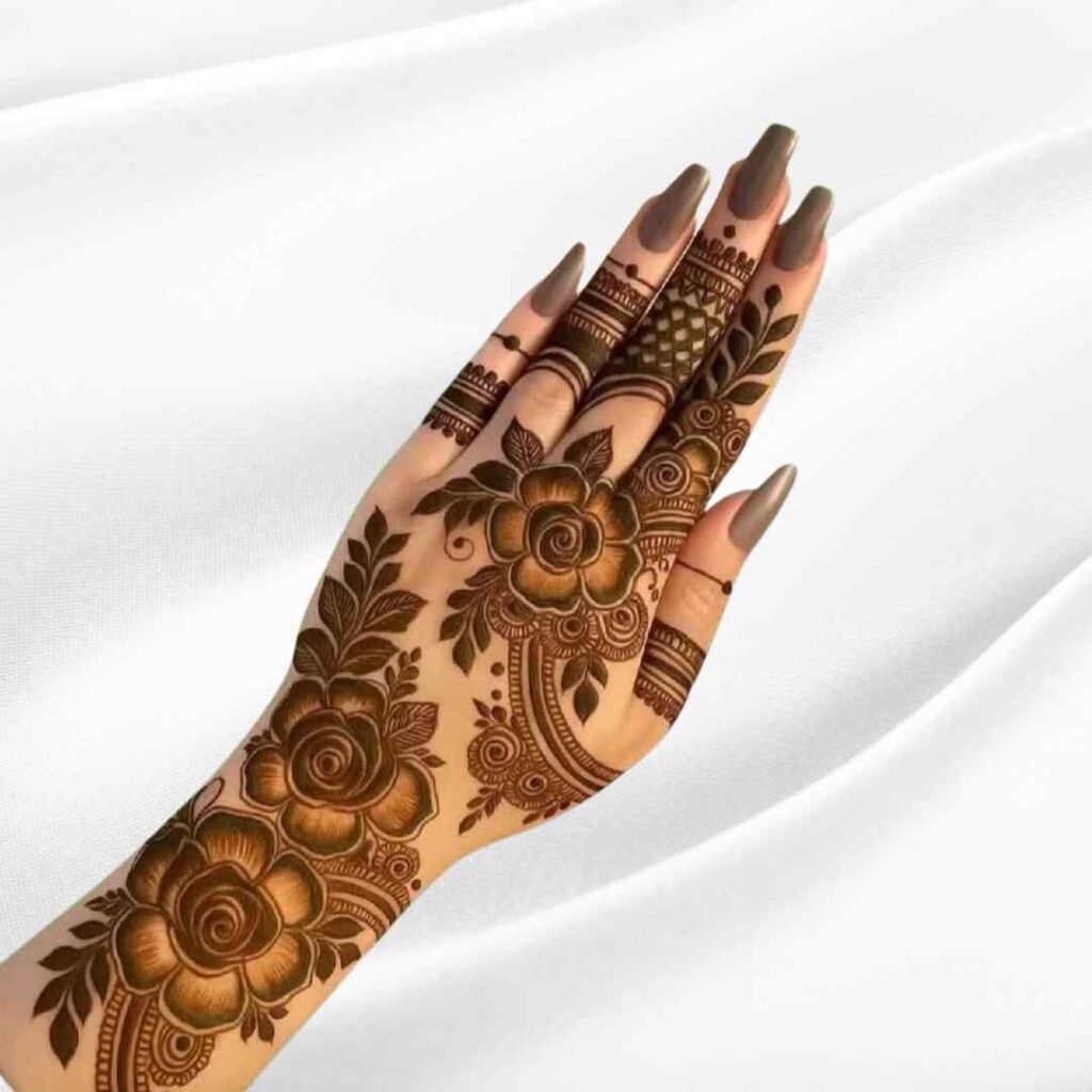 Rose Mehndi Design
