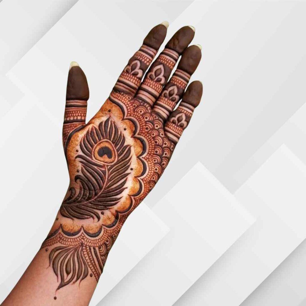 Royal Front Hand Mehndi Design 