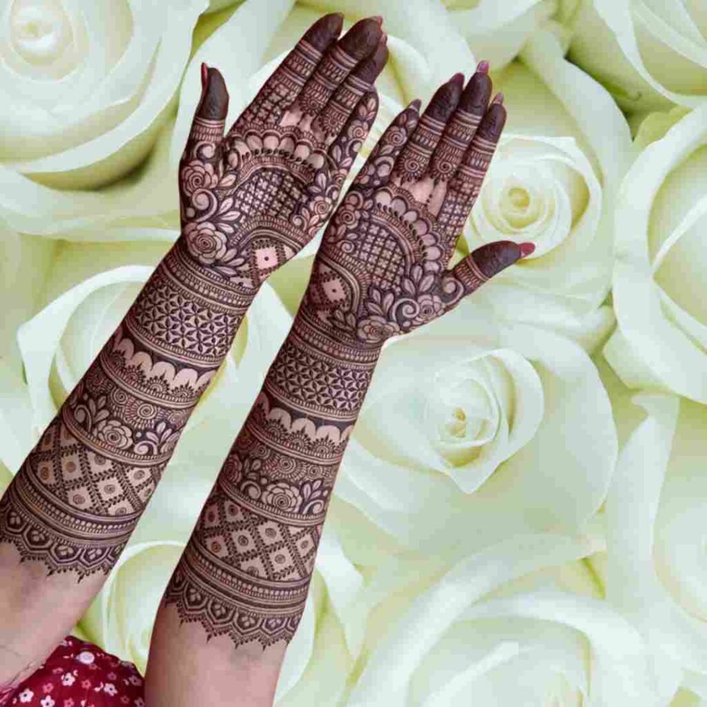 Simple Royal Front Hand Mehndi Design