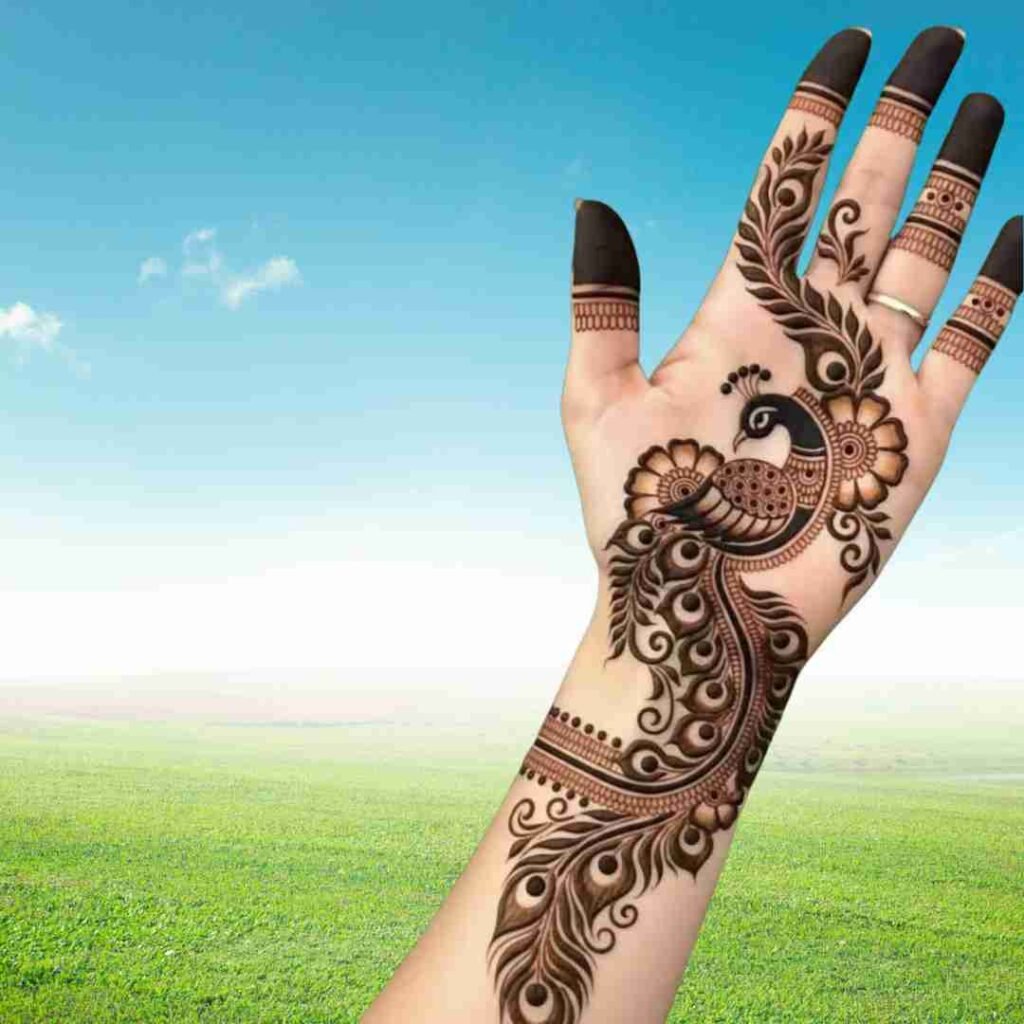 Simple Royal Front Hand Mehndi Design