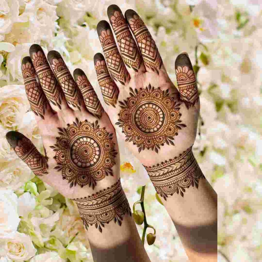 Simple Royal Front Hand Mehndi Design