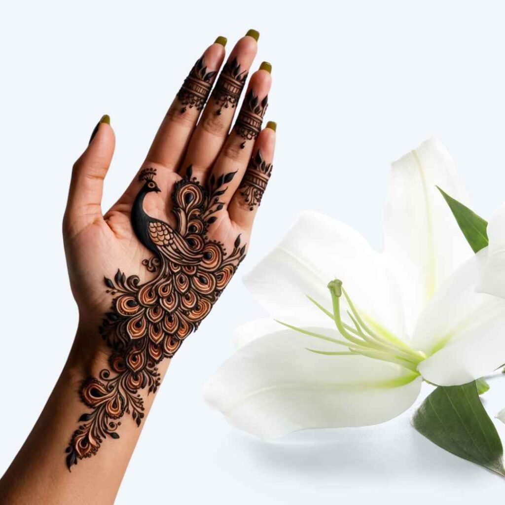 Simple Royal Front Hand Mehndi Design