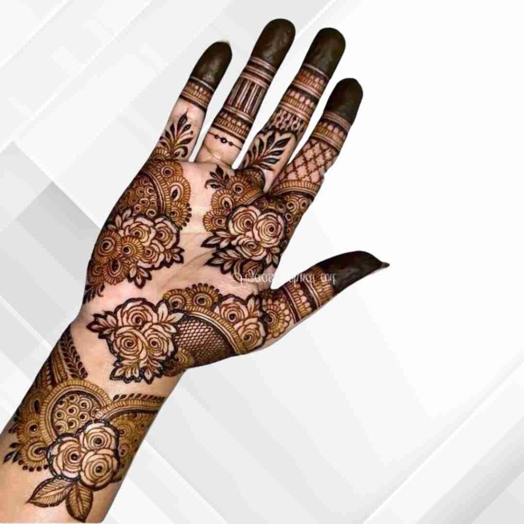 Simple Royal Front Hand Mehndi Design