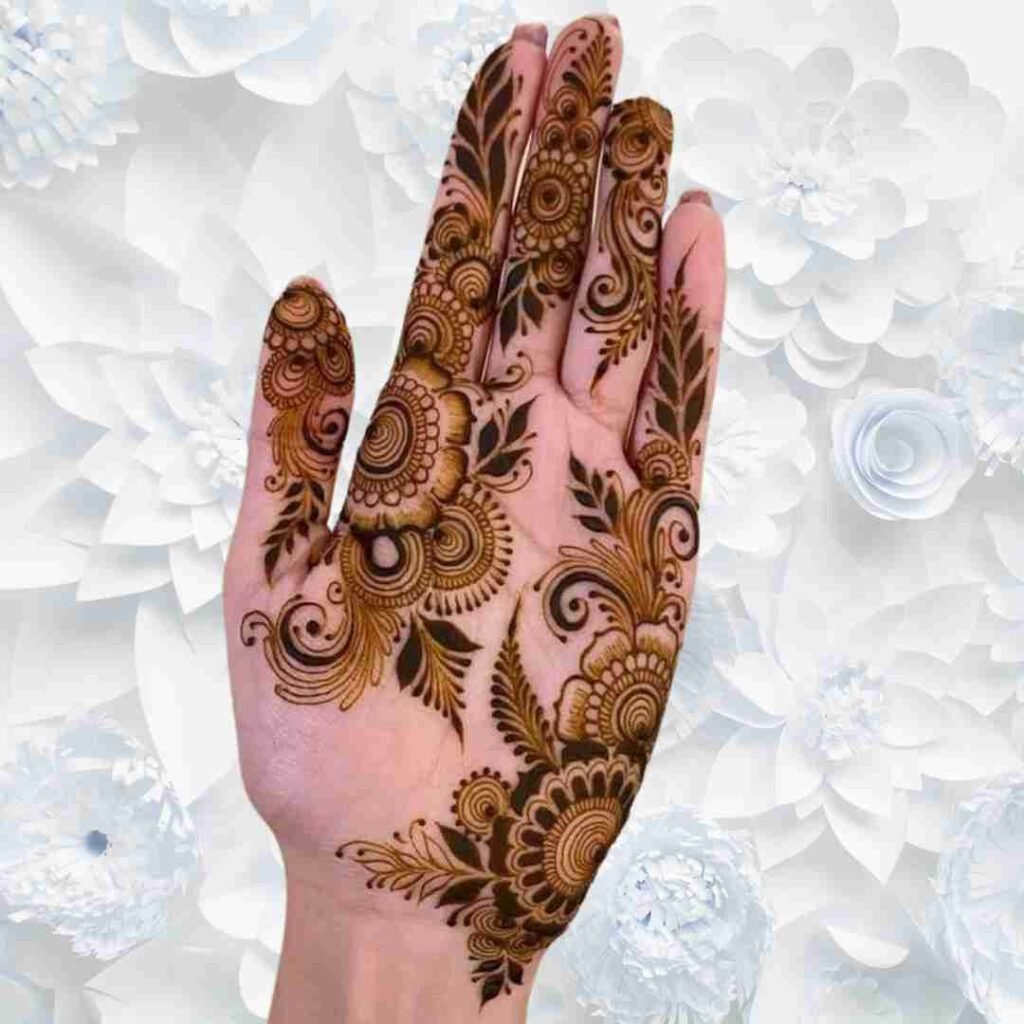 Simple Royal Front Hand Mehndi Design