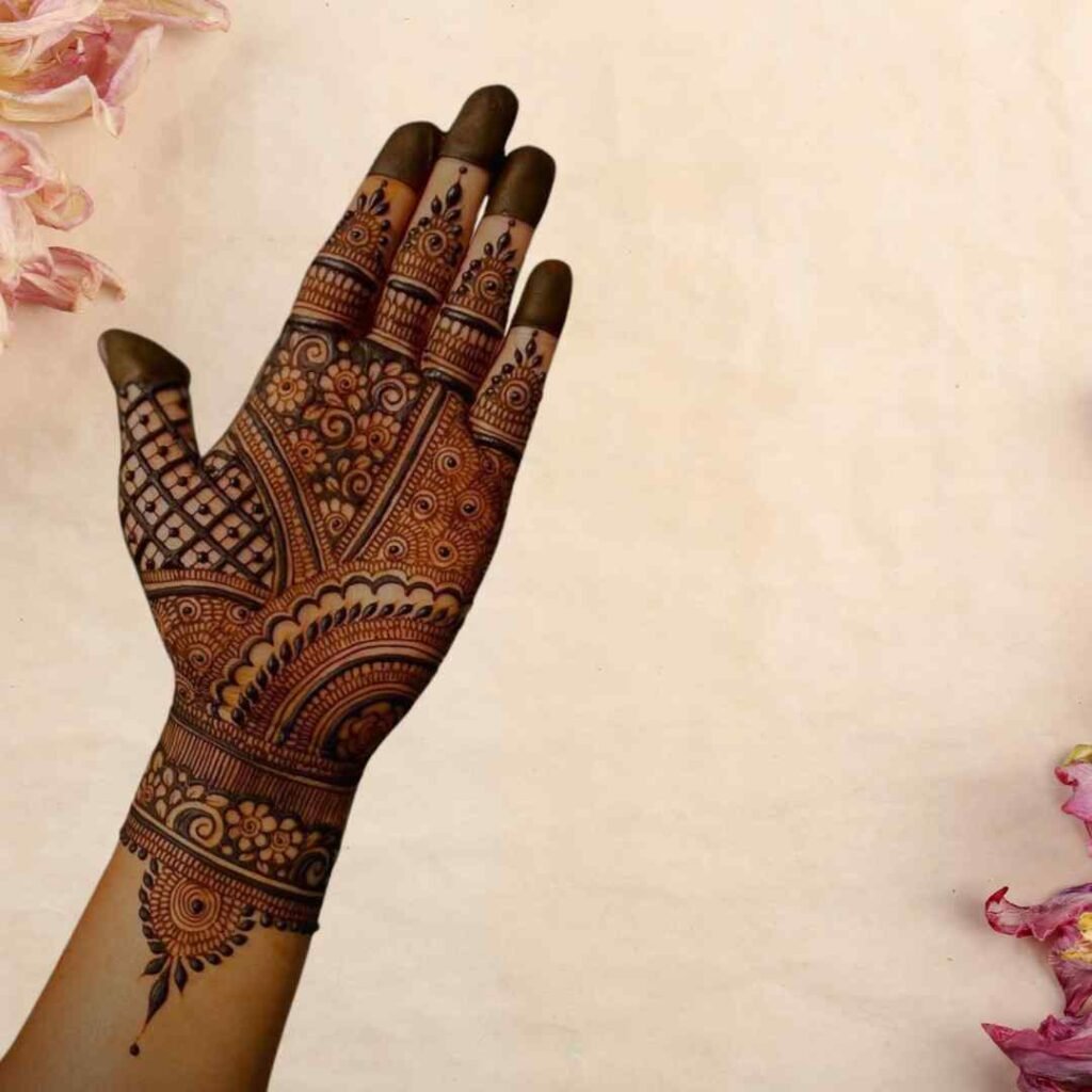 Royal Front Hand Mehndi Design 