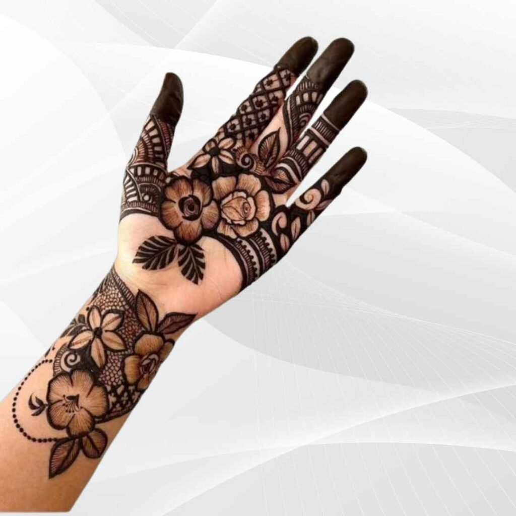  Instagram Stylish Royal Front Hand Mehndi Design