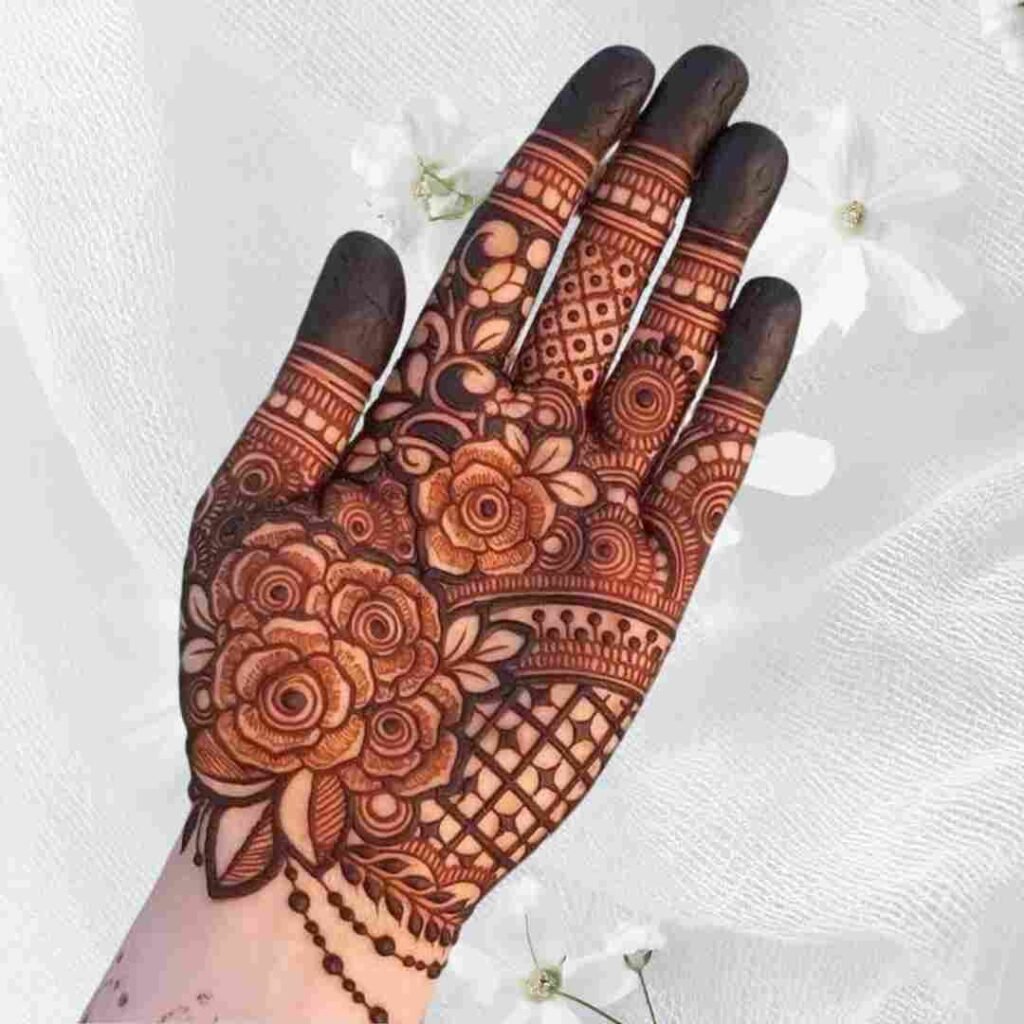 Royal Front Hand Mehndi Design 