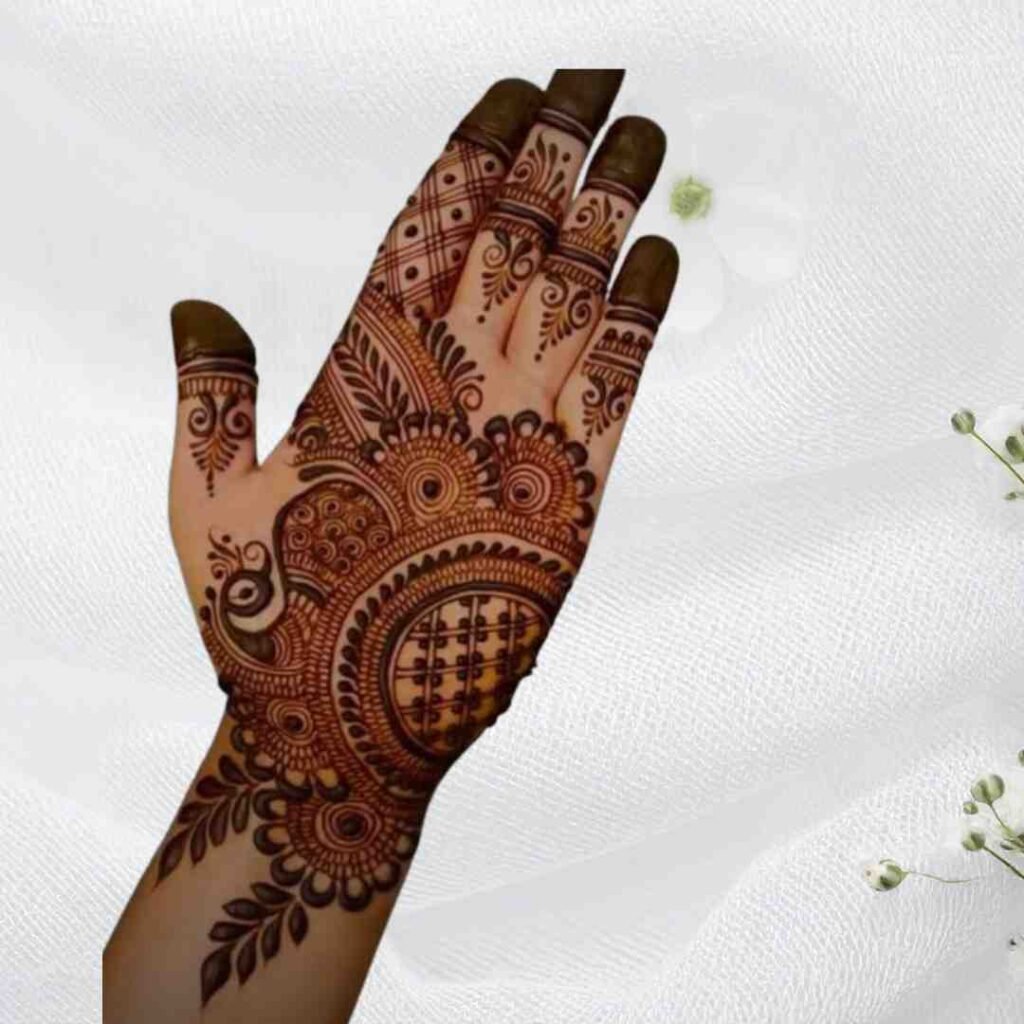 Royal Front Hand Mehndi Design 