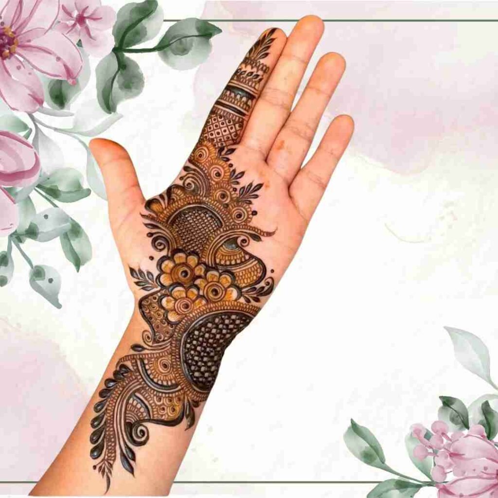 Royal Front Hand Mehndi Design 