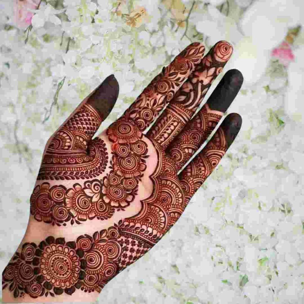 Royal Front Hand Mehndi Design 