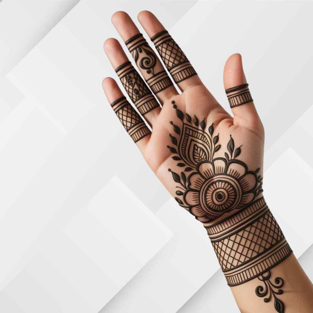 Stylish Simple Mehndi Design