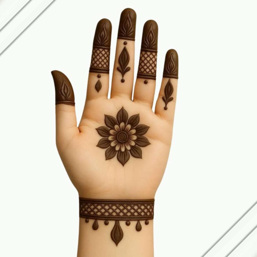 Stylish Simple Mehndi Design