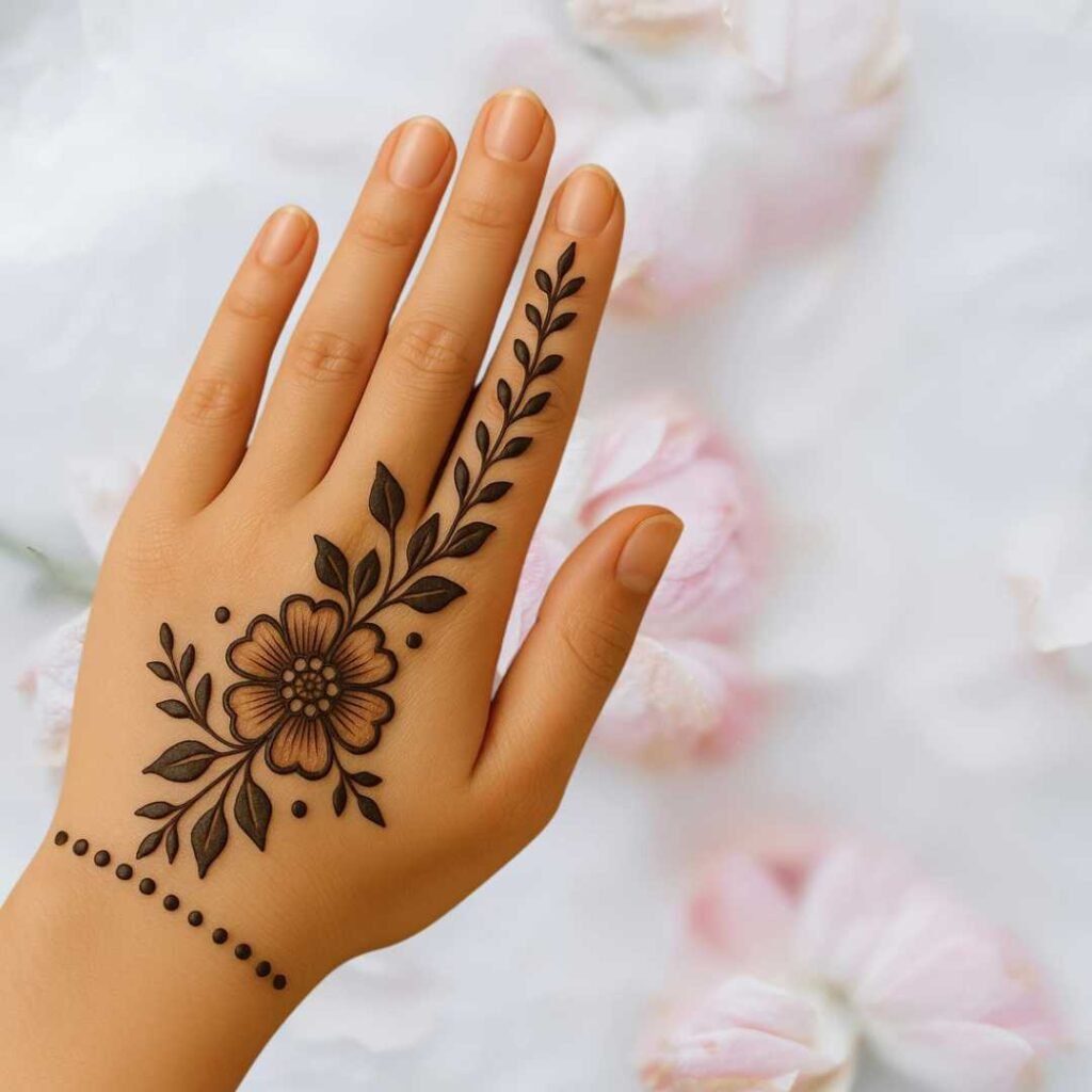 Stylish Simple Mehndi Design