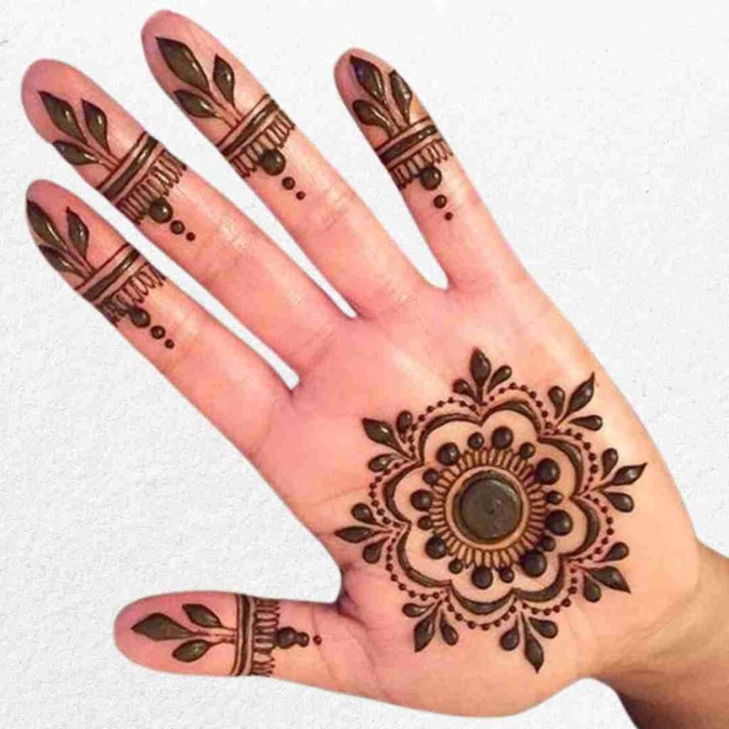 Stylish Simple Mehndi Design