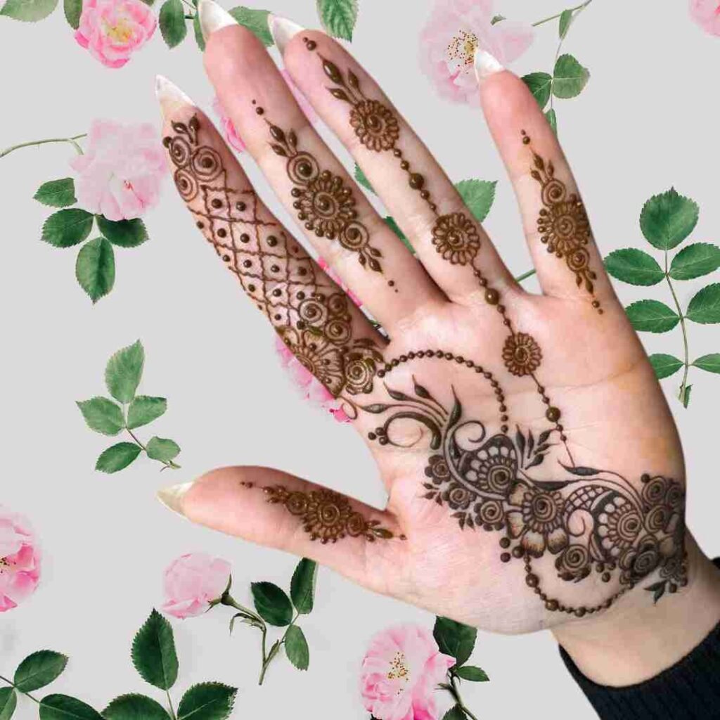 Stylish Simple Mehndi Design