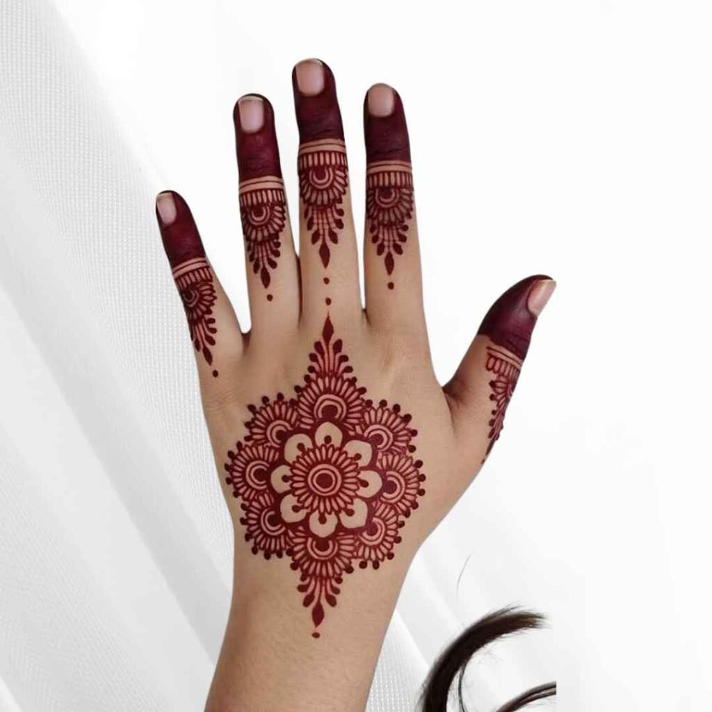 Simple Mehndi Design 