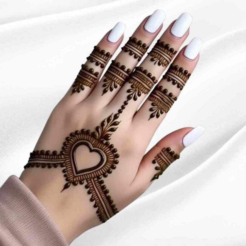 Simple Mehndi Design for Kids Easy
