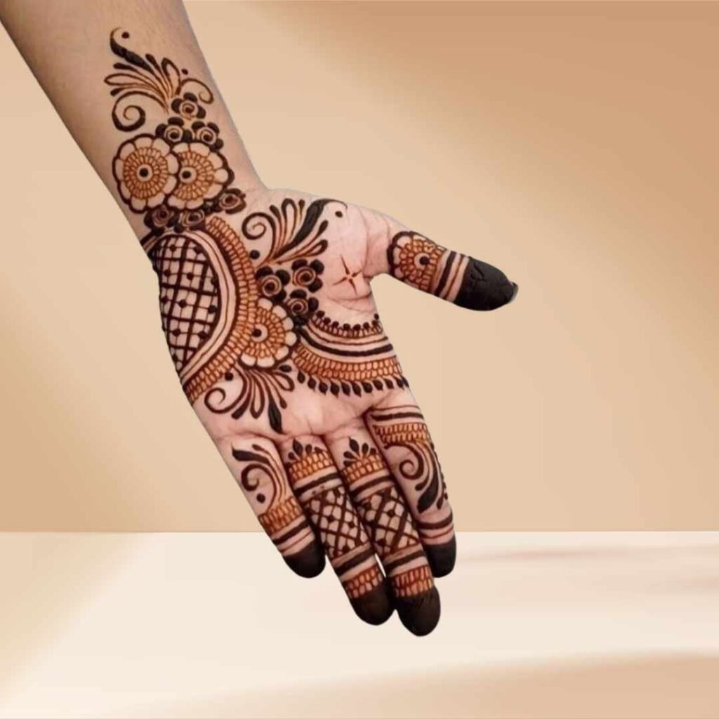 Very Simple Mehndi Design for Kids