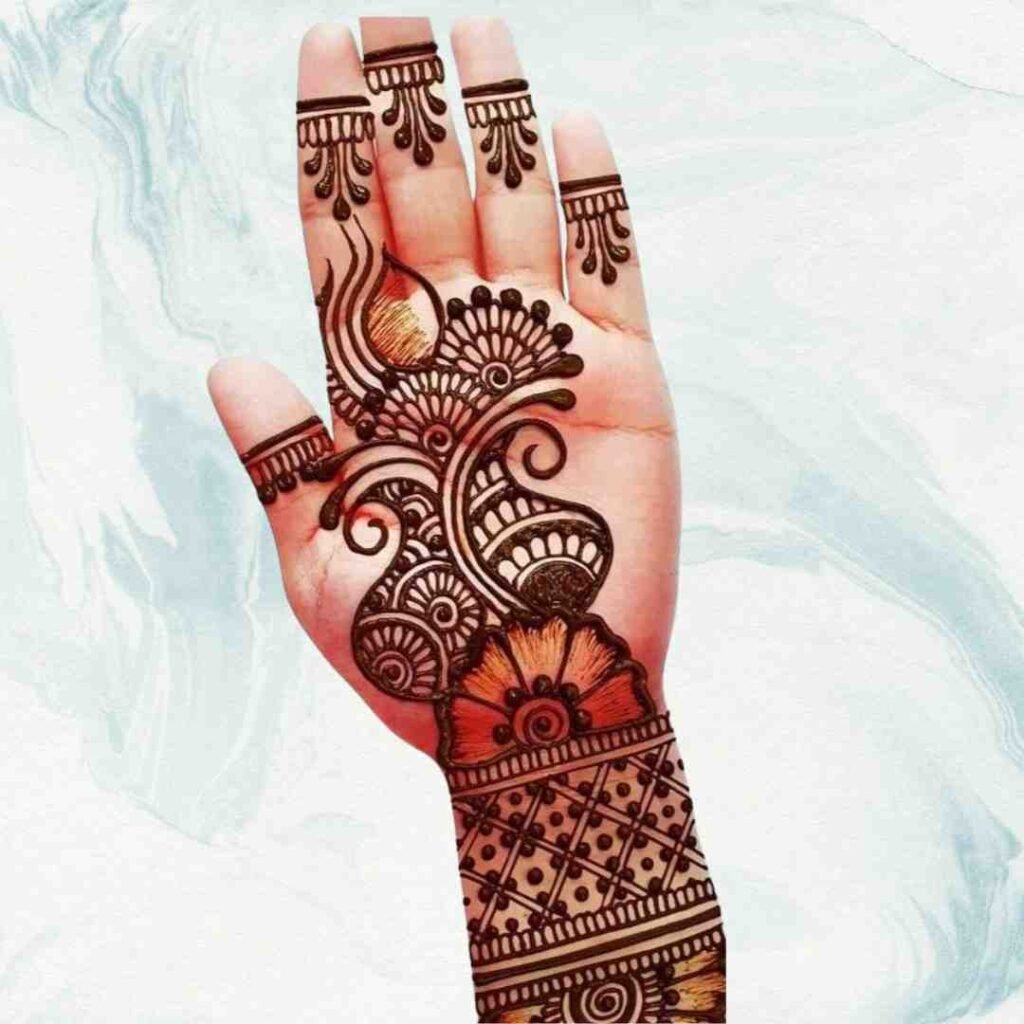 Simple Mehndi Design For Kids