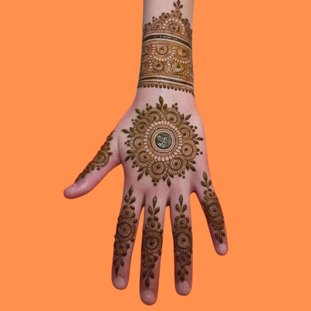 Very Simple Mehndi Design for Kids