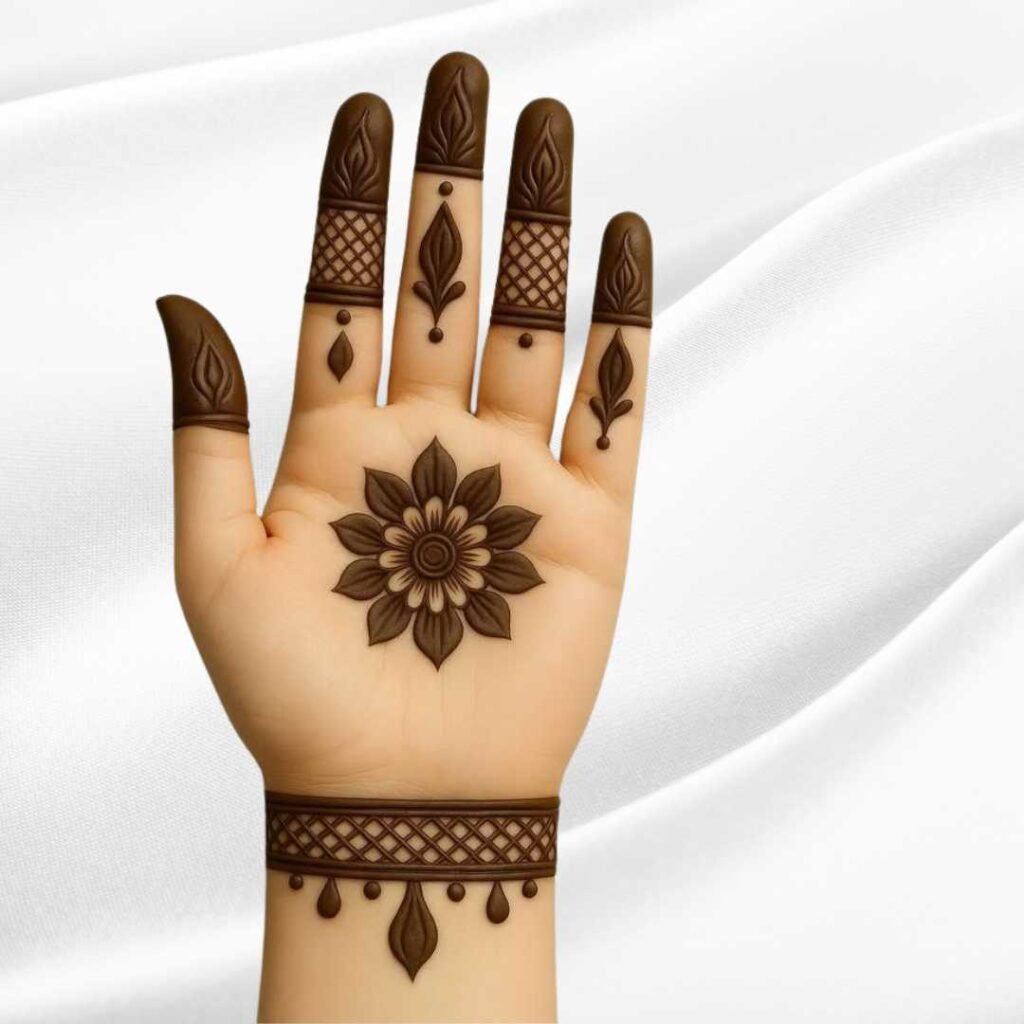 Simple Mehndi Design For Kids
