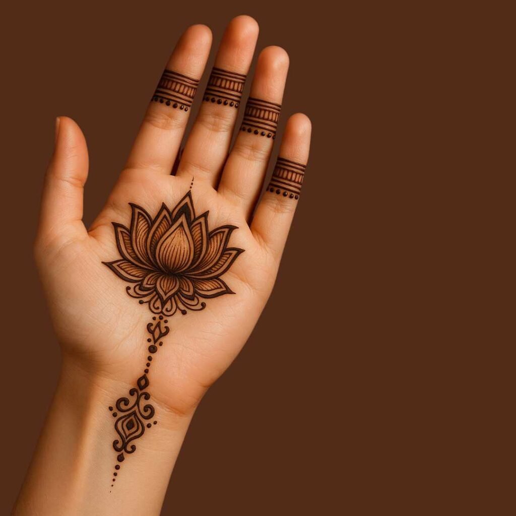 Simple Mehndi Design For Kids