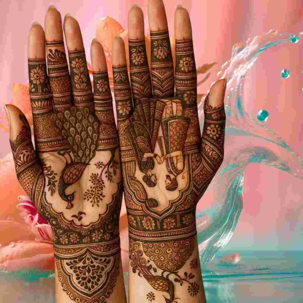 Simple Unique Mehndi Design