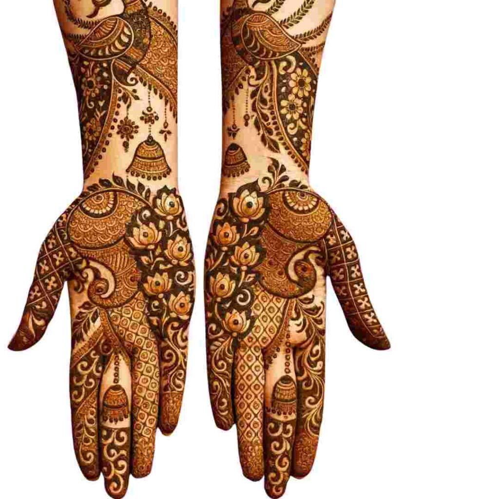 Simple Unique Mehndi Design