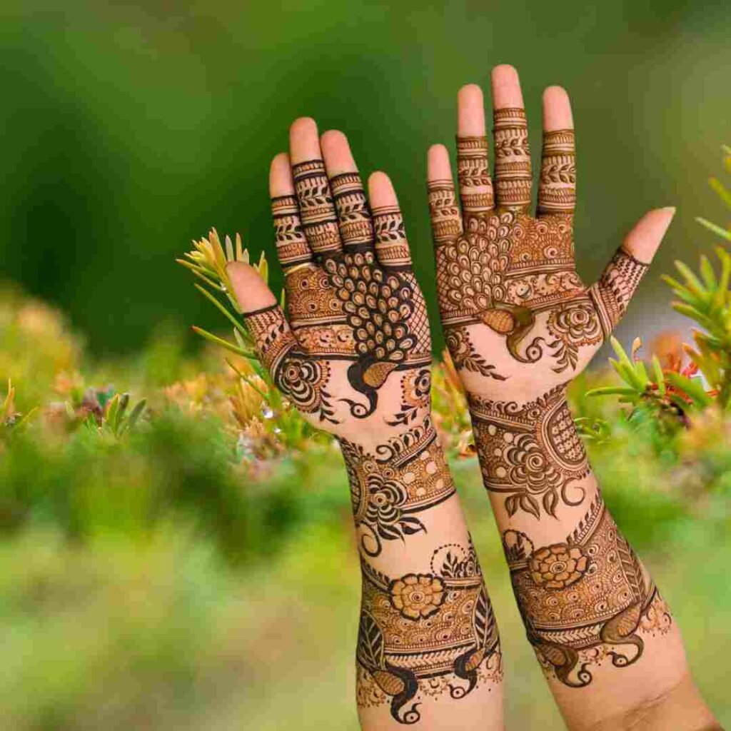 Simple Unique Mehndi Design