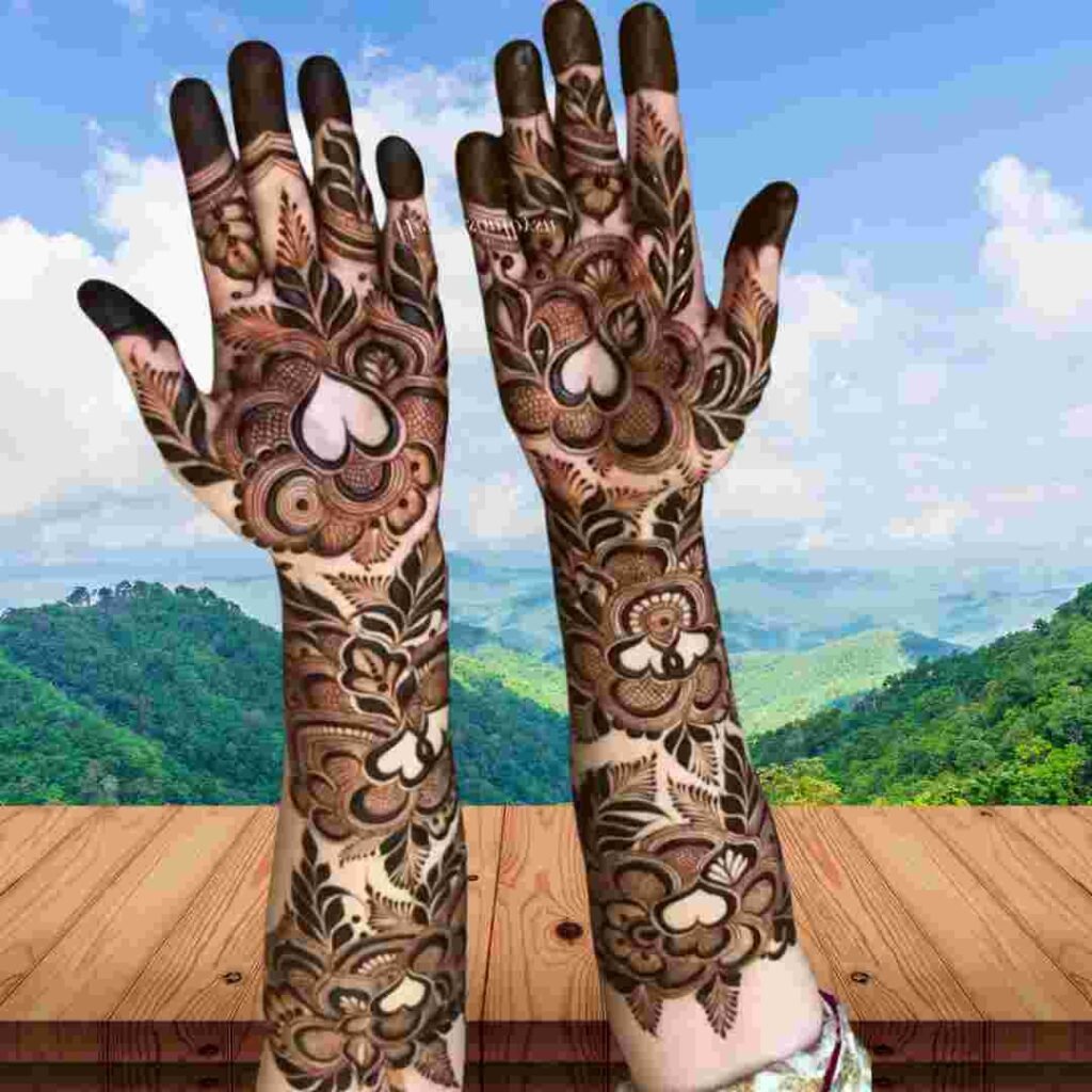 Simple Unique Mehndi Design