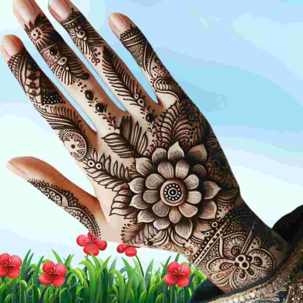Unique Mehndi Design 
